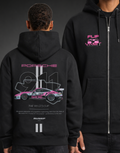 GP Circuit Zip Hoodie - Black PRE-ORDER